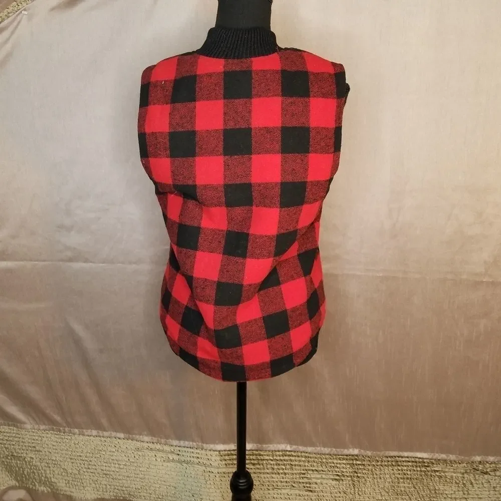 THREAD AND SUPPLY Buffalo Plaid Vest‎